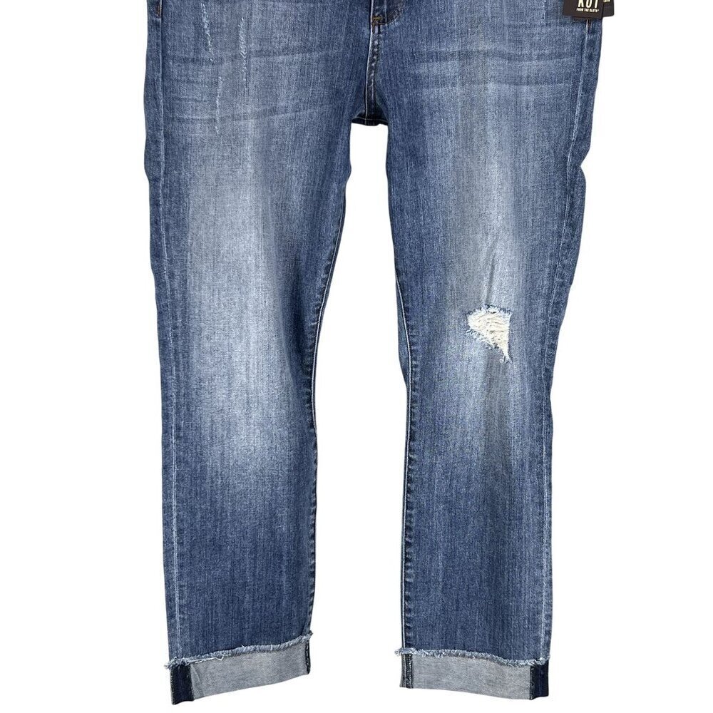 Kut From The Kloth NWT Women 16 Ankle Straight Leg High Rise Jeans Bum Friendly - Picture 3 of 16